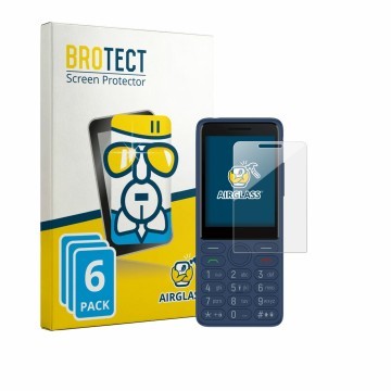 Vorderseite einer Produktverpackung mit dem Markenlogo BROTECT. Daneben ist das Gerät TCL OneTouch 4042s mit dem zugehörigen D