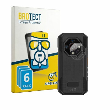 Parte frontale di una confezione del prodotto con il logo del marchio BROTECT. Accanto è raffigurato il dispositivo Ulefone Ar