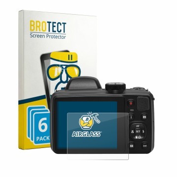 Vorderseite einer Produktverpackung mit dem Markenlogo BROTECT. Daneben ist das Gerät Kodak Pixpro AZ425 mit dem zugehörigen D