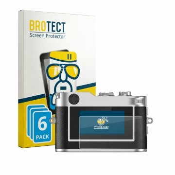 Vorderseite einer Produktverpackung mit dem Markenlogo BROTECT. Daneben ist das Gerät Rollei Mini Digital Camera mit dem zugeh