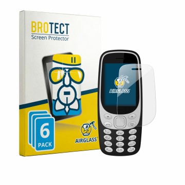 Vorderseite einer Produktverpackung mit dem Markenlogo BROTECT. Daneben ist das Gerät Karbonn K32N mit dem zugehörigen Display