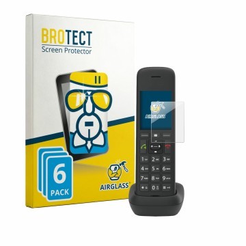 Parte frontale di una confezione del prodotto con il logo del marchio BROTECT. Accanto è raffigurato il dispositivo Gigaset C5