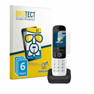 Face avant d’un emballage produit avec le logo de la marque BROTECT. À côté, l’appareil Panasonic KX-TGH723 est représenté ave