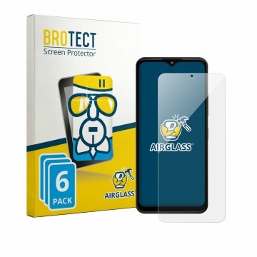 Vorderseite einer Produktverpackung mit dem Markenlogo BROTECT. Daneben ist das Gerät HMD Arc mit dem zugehörigen Displayschut
