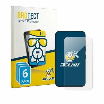 Vorderseite einer Produktverpackung mit dem Markenlogo BROTECT. Daneben ist das Gerät innioasis G3 mit dem zugehörigen Display