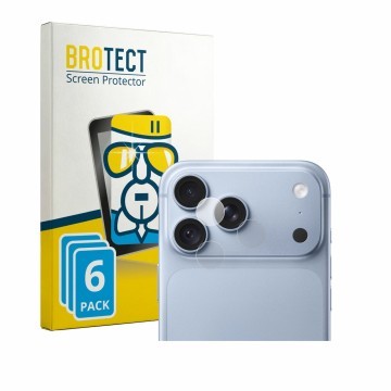 Front side of a product packaging with the brand logo BROTECT. Next to it is the device Apple iPhone 18 Pro Max (ONLY Camera L