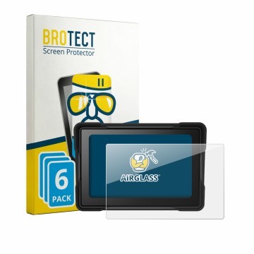 Front side of a product packaging with the brand logo BROTECT. Next to it is the device LatoYard 5