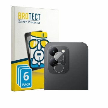 Front side of a product packaging with the brand logo BROTECT. Next to it is the device Xiaomi Poco C95 Pro (ONLY Camera Lens)