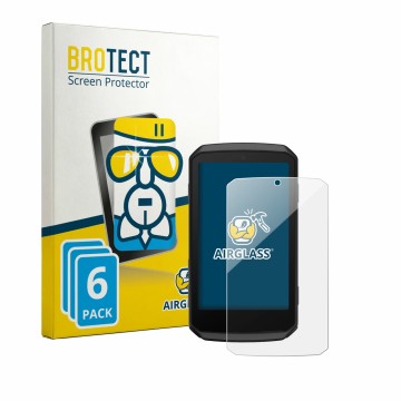 Vorderseite einer Produktverpackung mit dem Markenlogo BROTECT. Daneben ist das Gerät Garmin Edge 1060 mit dem zugehörigen Dis