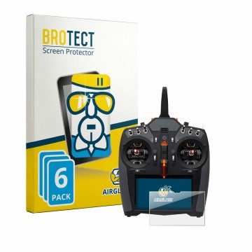 Vorderseite einer Produktverpackung mit dem Markenlogo BROTECT. Daneben ist das Gerät Spektrum iX20 Special Edition mit dem zu