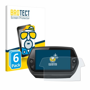 Front side of a product packaging with the brand logo BROTECT. Next to it is the device Bosch Nyon 2014 shown with the corresp