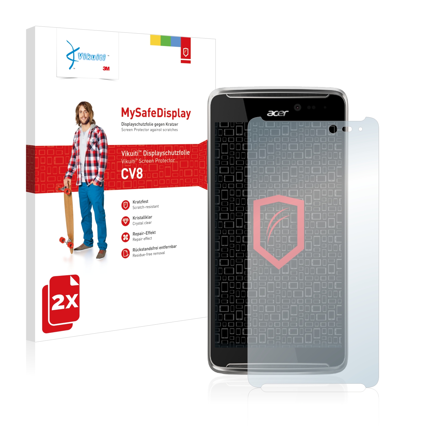 Ochranná fólie CV8 od 3M pro Acer Liquid E600 LTE, 2ks