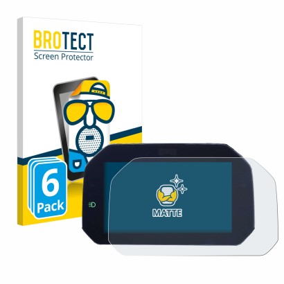 Vorderseite einer Produktverpackung mit dem Markenlogo BROTECT. Daneben ist das Gerät BMW R 1200 GS 2017-2018 Connectivity TFT