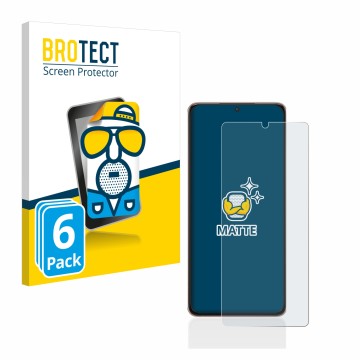 Parte frontal de un envase de producto con el logotipo de la marca BROTECT. Al lado se muestra el dispositivo Samsung Galaxy S