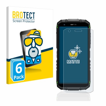 Parte frontale di una confezione del prodotto con il logo del marchio BROTECT. Accanto è raffigurato il dispositivo Doogee S41
