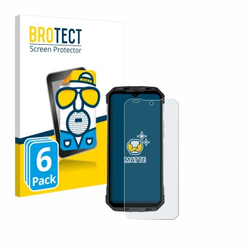 Face avant d’un emballage produit avec le logo de la marque BROTECT. À côté, l’appareil Doogee S110 est représenté avec la pro