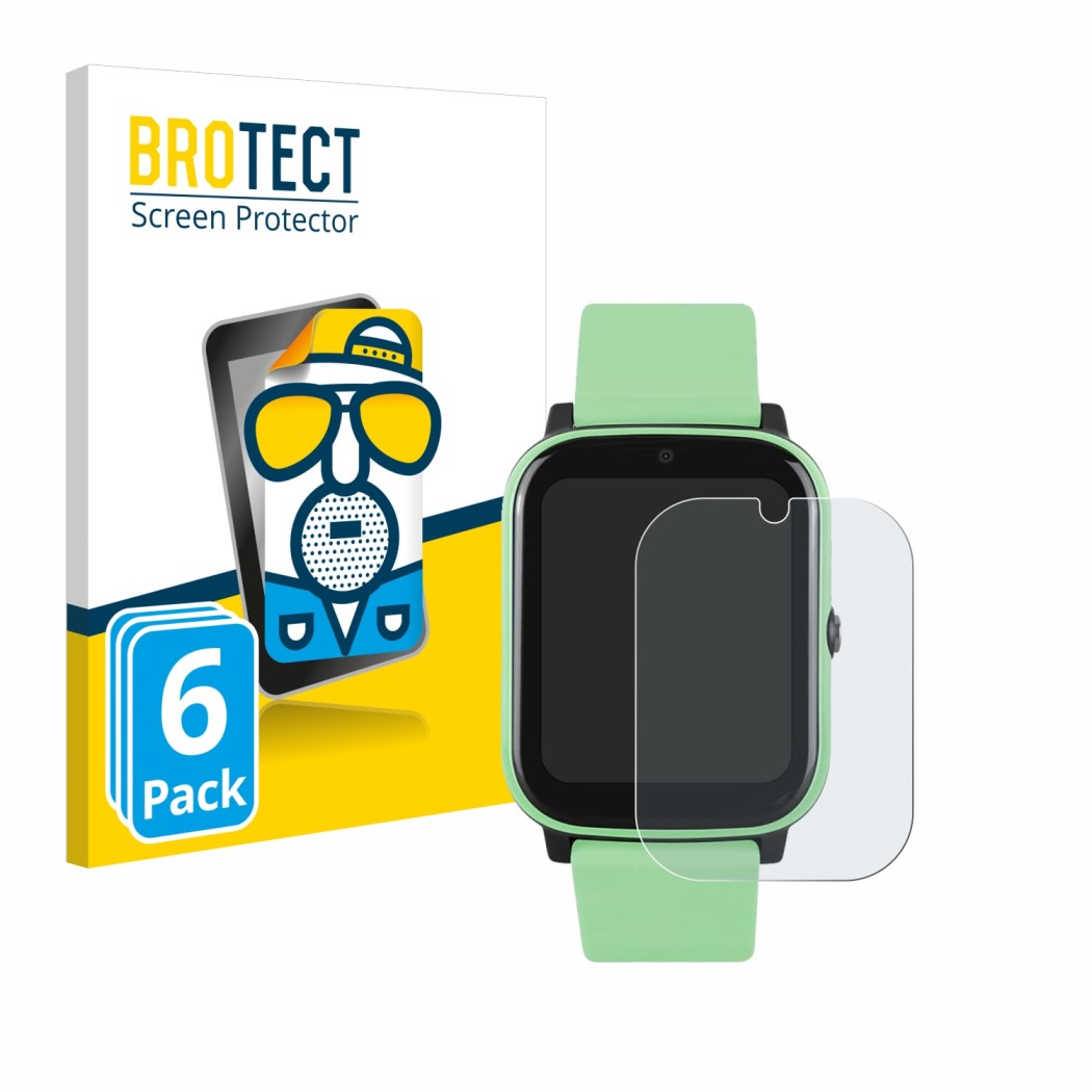 Vorderseite einer Produktverpackung mit dem Markenlogo BROTECT. Daneben ist das Gerät One2Track Connect NEXT mit dem zugehörig