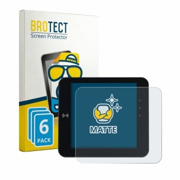 Front side of a product packaging with the brand logo BROTECT. Next to it is the device unu Scooter Pro / Move shown with the 