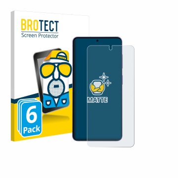 Parte frontale di una confezione del prodotto con il logo del marchio BROTECT. Accanto è raffigurato il dispositivo Samsung Ga