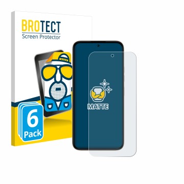 Face avant d’un emballage produit avec le logo de la marque BROTECT. À côté, l’appareil Tecno Spark 50 5G est représenté avec 