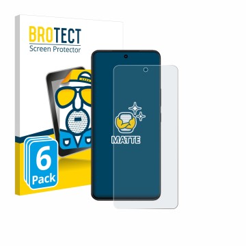 Parte frontal de un envase de producto con el logotipo de la marca BROTECT. Al lado se muestra el dispositivo Vivo V60 Lite 5G