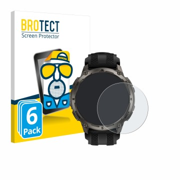 Vorderseite einer Produktverpackung mit dem Markenlogo BROTECT. Daneben ist das Gerät Kospet Tank T4C mit dem zugehörigen Disp