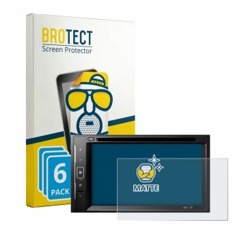 Vorderseite einer Produktverpackung mit dem Markenlogo BROTECT. Daneben ist das Gerät Pioneer DMH-A240DAB mit dem zugehörigen 