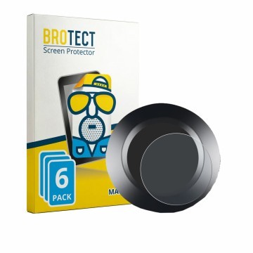 Front side of a product packaging with the brand logo BROTECT. Next to it is the device ZMCVOE Bike Computer shown with the co