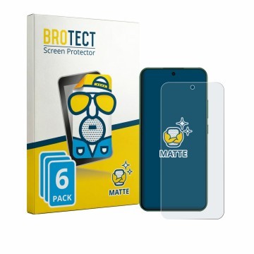 Parte frontal de un envase de producto con el logotipo de la marca BROTECT. Al lado se muestra el dispositivo Oppo F33 con su 
