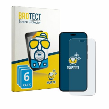 Front side of a product packaging with the brand logo BROTECT. Next to it is the device Huawei Pura 90 shown with the correspo
