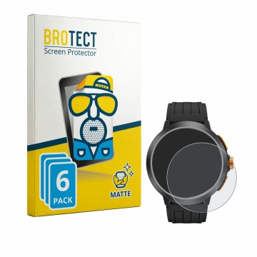 Parte frontal de un envase de producto con el logotipo de la marca BROTECT. Al lado se muestra el dispositivo Cubot BeatBox co