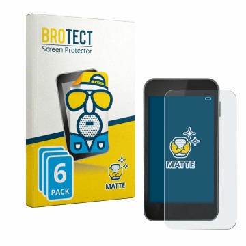 Front side of a product packaging with the brand logo BROTECT. Next to it is the device Equil Patch 200U shown with the corres