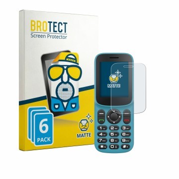 Vorderseite einer Produktverpackung mit dem Markenlogo BROTECT. Daneben ist das Gerät Uleway T185 mit dem zugehörigen Displays