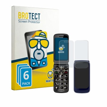 Face avant d’un emballage produit avec le logo de la marque BROTECT. À côté, l’appareil Guwet G739 (Avant+Arrière) est représe