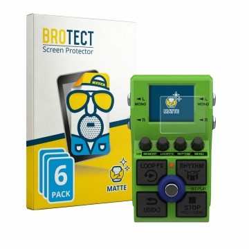 Face avant d’un emballage produit avec le logo de la marque BROTECT. À côté, l’appareil Zoom MS-90LP Plus est représenté avec 