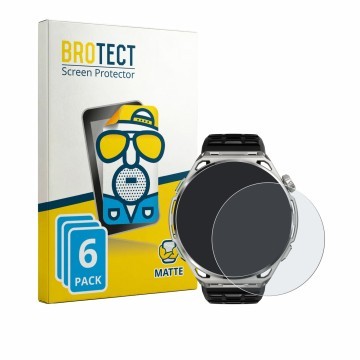 Vorderseite einer Produktverpackung mit dem Markenlogo BROTECT. Daneben ist das Gerät Amazfit Balance 3 mit dem zugehörigen Di