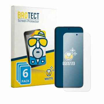 Vorderseite einer Produktverpackung mit dem Markenlogo BROTECT. Daneben ist das Gerät Honor X80 Pro Max mit dem zugehörigen Di