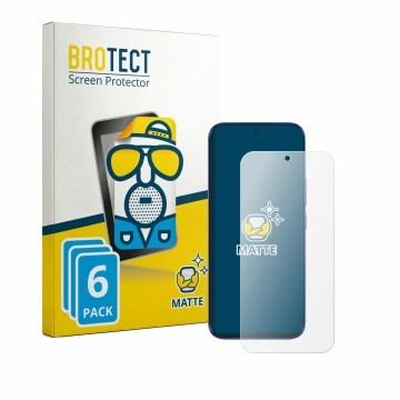 Face avant d’un emballage produit avec le logo de la marque BROTECT. À côté, l’appareil Tecno Camon Slim est représenté avec l