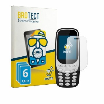 Vorderseite einer Produktverpackung mit dem Markenlogo BROTECT. Daneben ist das Gerät Karbonn K32N mit dem zugehörigen Display