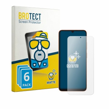 Vorderseite einer Produktverpackung mit dem Markenlogo BROTECT. Daneben ist das Gerät Doogee Note 57 Lite mit dem zugehörigen 