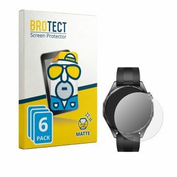 Face avant d’un emballage produit avec le logo de la marque BROTECT. À côté, l’appareil Huawei Watch GT 7 (46 mm) est représen
