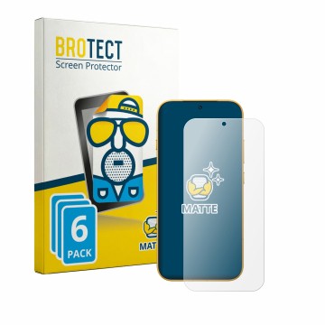 Parte frontal de un envase de producto con el logotipo de la marca BROTECT. Al lado se muestra el dispositivo Honor Magic 9 co
