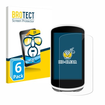 Face avant d’un emballage produit avec le logo de la marque BROTECT. À côté, l’appareil Garmin Edge 1030 est représenté avec l