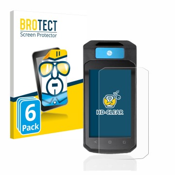 Parte frontal de un envase de producto con el logotipo de la marca BROTECT. Al lado se muestra el dispositivo Accu-Chek Insigh