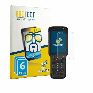 Parte frontale di una confezione del prodotto con il logo del marchio BROTECT. Accanto è raffigurato il dispositivo Newland Sp