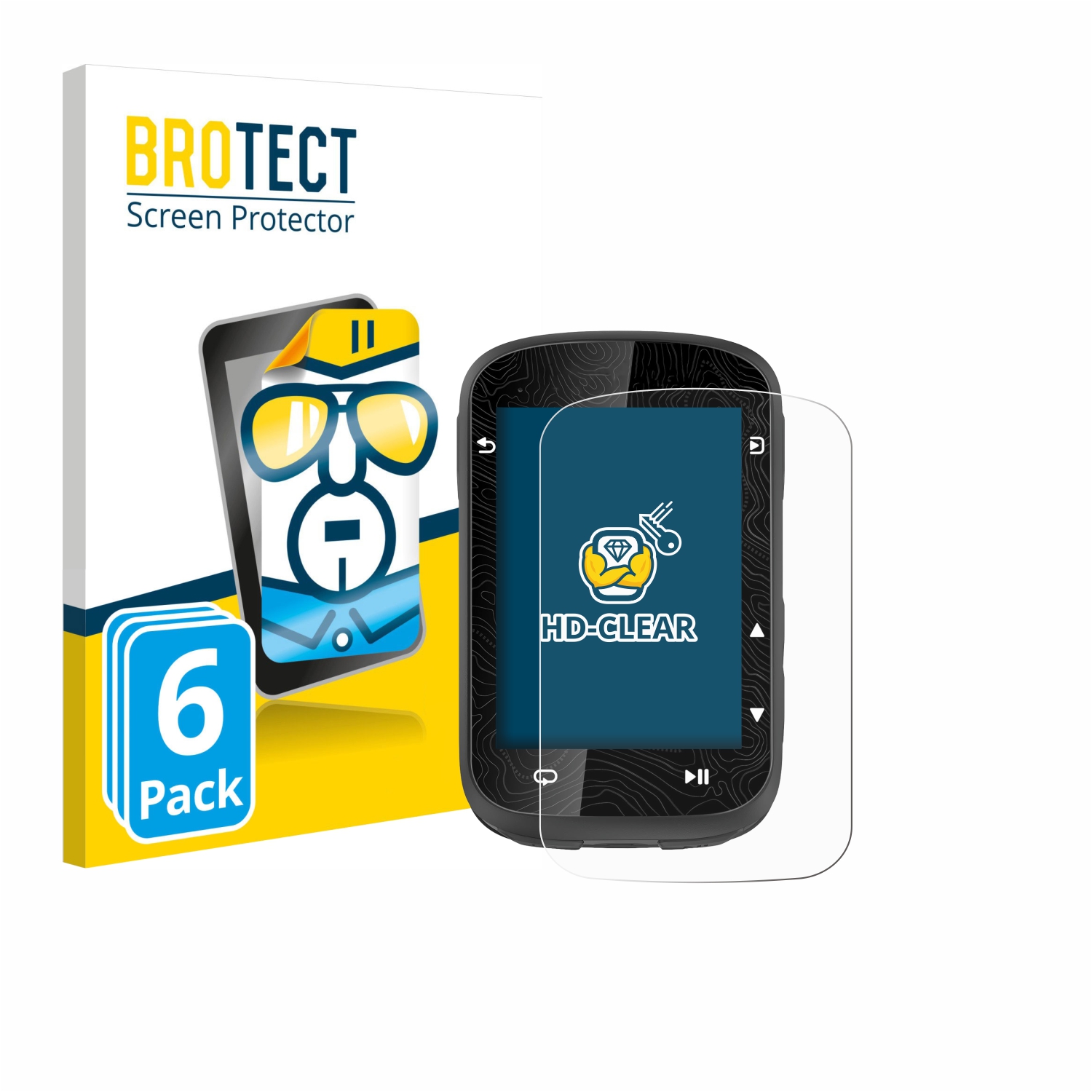 6 Pellicole Protettive Trasparenti Savvies Per CooSpo CS600-BK – Antigraffio, Touch Compatibile, Senza Bolle