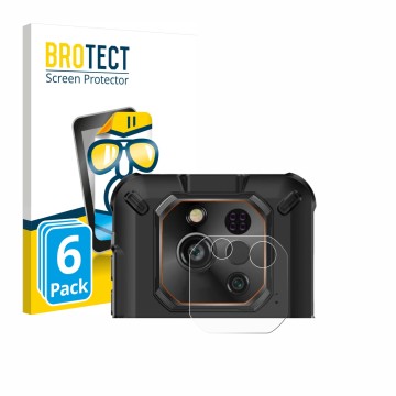 Vorderseite einer Produktverpackung mit dem Markenlogo BROTECT. Daneben ist das Gerät Ulefone RugOne Xever 7 Pro (NUR Kamerasc