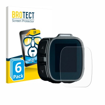 Vorderseite einer Produktverpackung mit dem Markenlogo BROTECT. Daneben ist das Gerät Giant Ridecontrol Dash 2 2026 mit dem zu