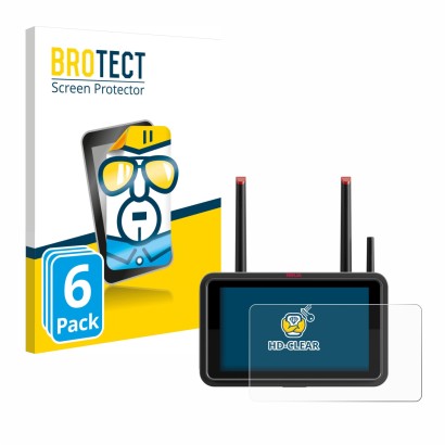 Face avant d’un emballage produit avec le logo de la marque BROTECT. À côté, l’appareil Atomos Ninja TX est représenté avec la