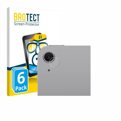 Vorderseite einer Produktverpackung mit dem Markenlogo BROTECT. Daneben ist das Gerät Apple iPad Air 13" M4 2026 (NUR Kamerasc